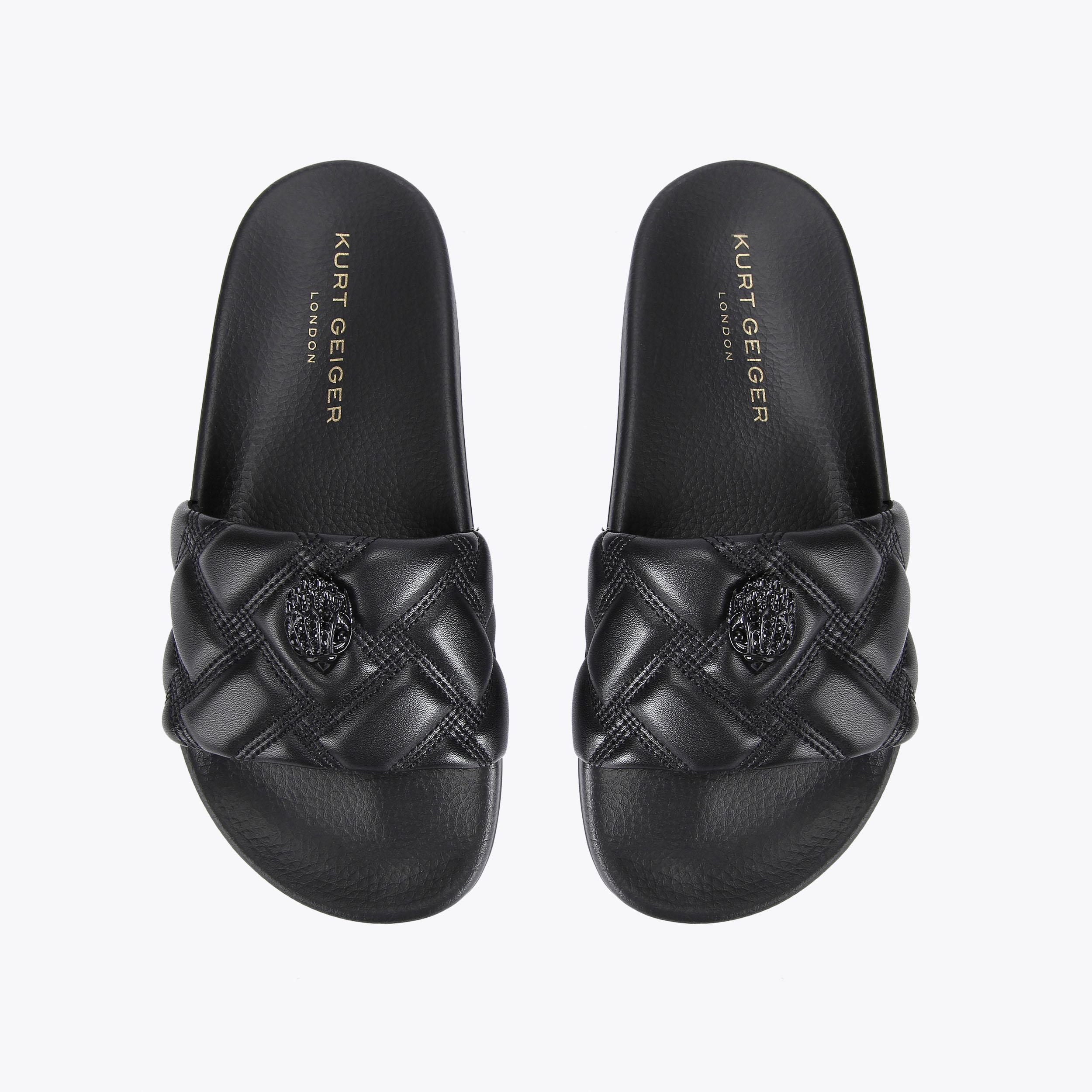 Kurt Geiger London Meena Eagle Slide - Black - view 3
