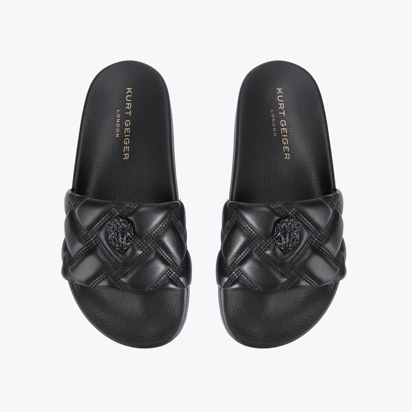 Kurt Geiger London Meena Eagle Slide - Black - view 3