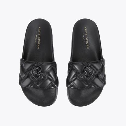 Kurt Geiger London Meena Eagle Slide - Black - view 3