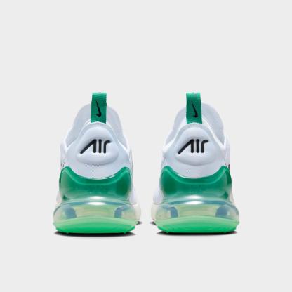 Women's Nithtke Air Max 270 Casual Shoes - Part 1 - White/Black/Summit White/Stadium Green - Back view