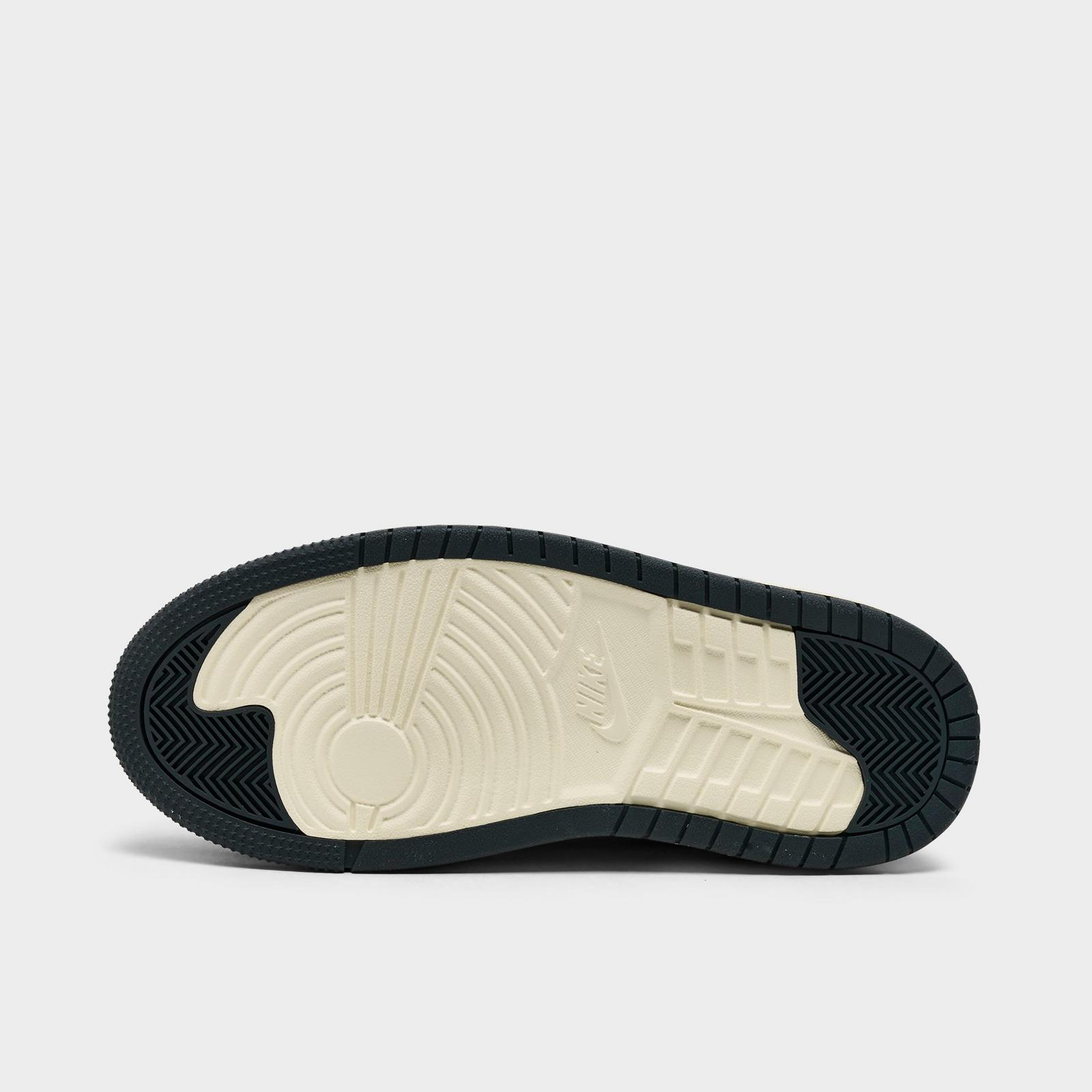 Women's Air Jordan 1 Low Triple Stack Casual Shoes - Sail/Anthracite/Coconut Millk - view 6