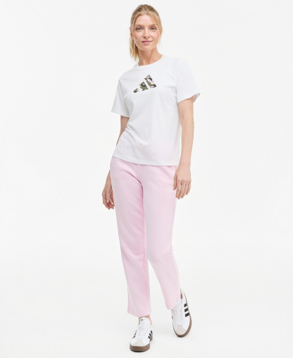 adidas Women's Camo T Camo-Print T-Shirt - White