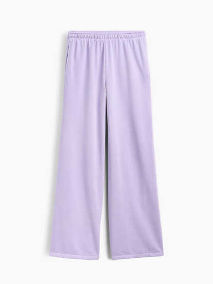 Mid Rise VintageSoft Terry Loose Sweatpants - Vapor purple