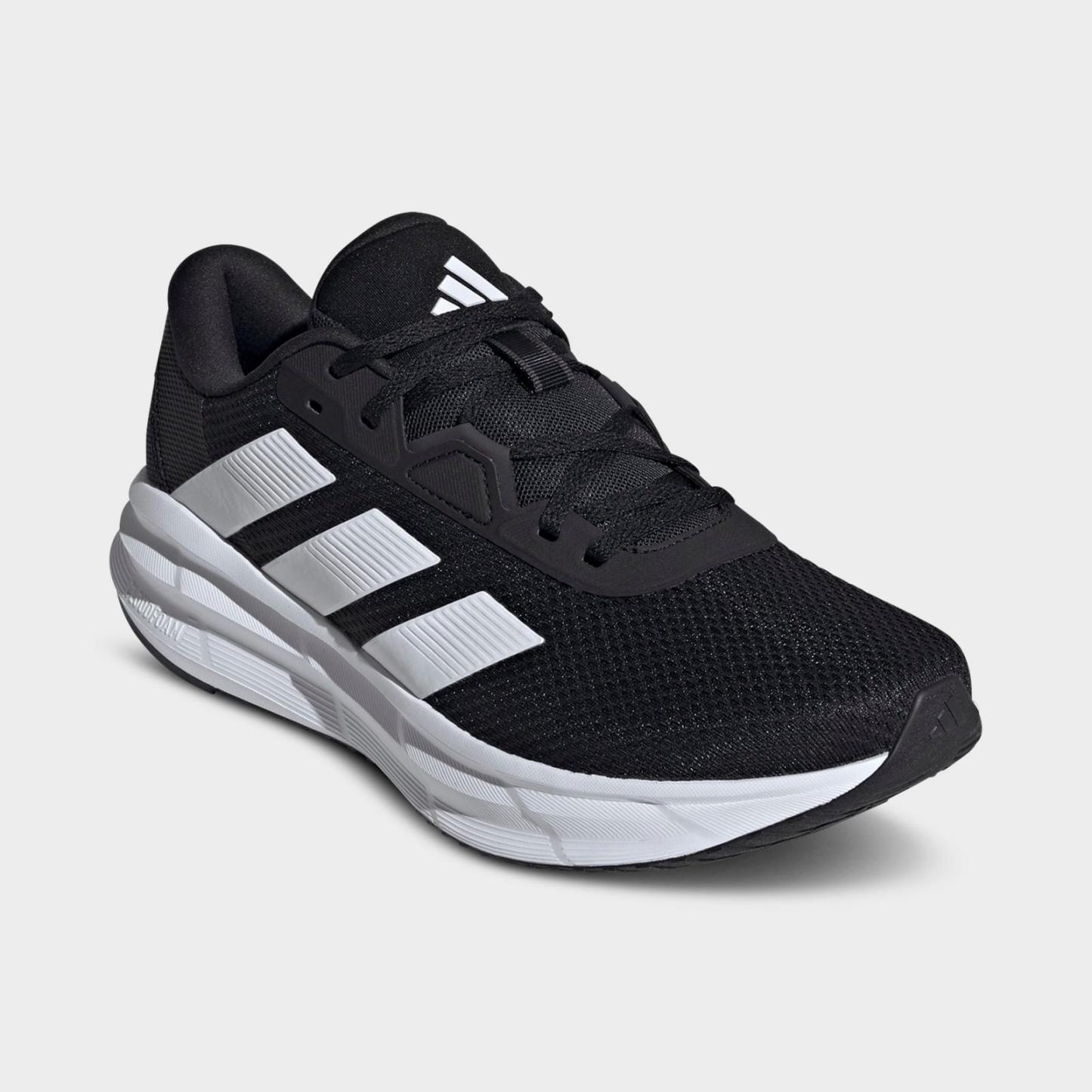 Men's adidas Galaxy 7 Running Shoes - Black/White/Carbon - view 2