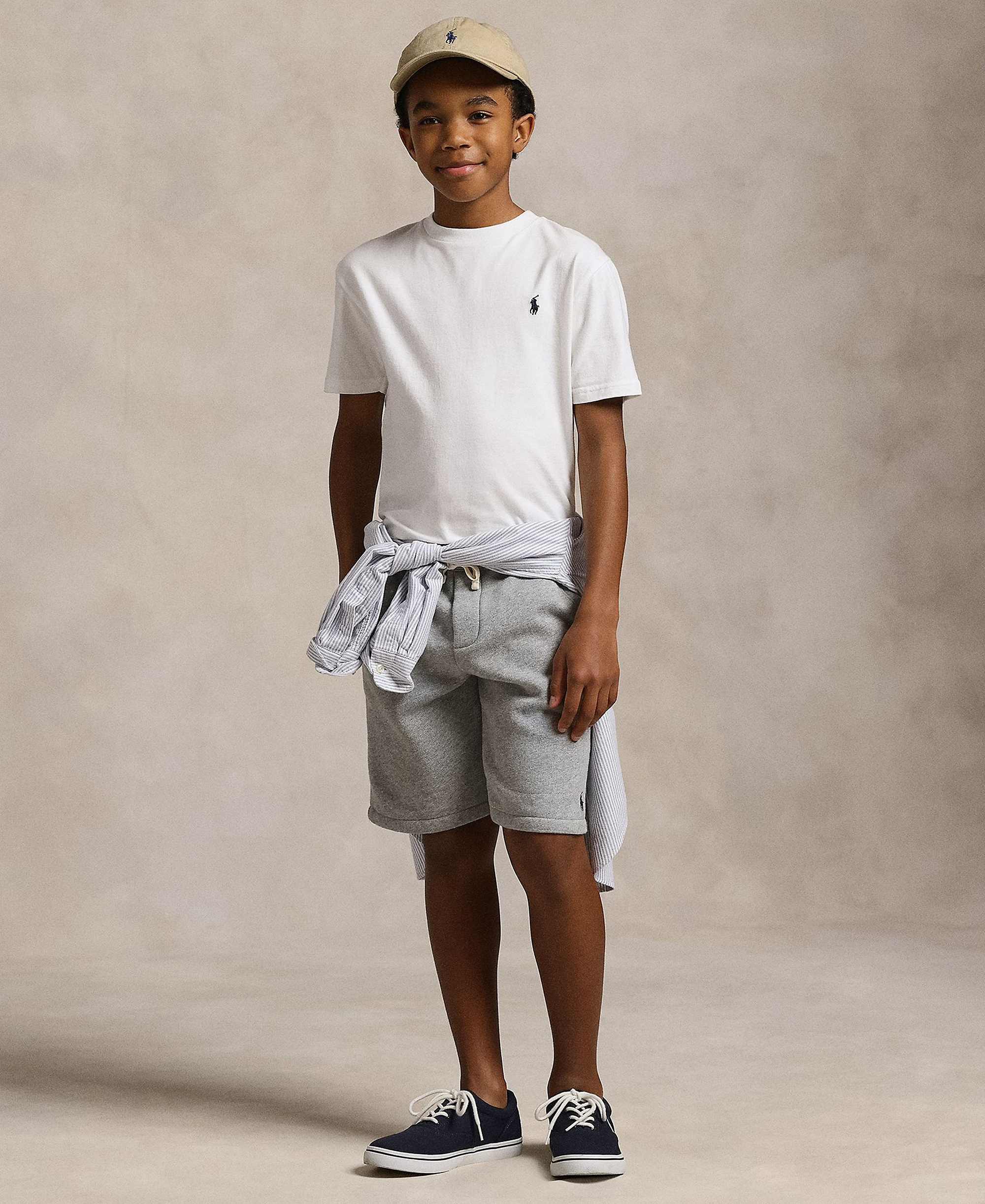 Polo Ralph Lauren Boys' 8-20 Cotton Jersey Crewneck T-Shirt - White