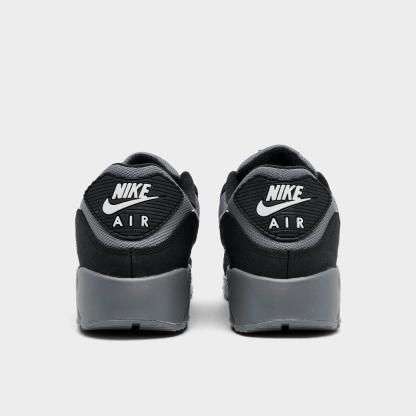 Men's Nithtke Air Max 90 Casual Shoes - Part 4 - Black/Smoke Grey/Photon Dust - Back view
