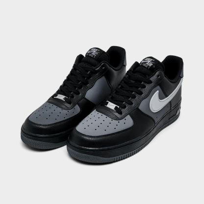 Men's Nike Air Force 1 '07 LV8 Casual Shoes - Black/Iron Grey/Light Smoke Grey (IR1475-010)