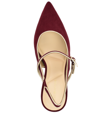 Tommy Hilfiger Women's Dearie Mary Jane Slingback Pumps - Dark Red