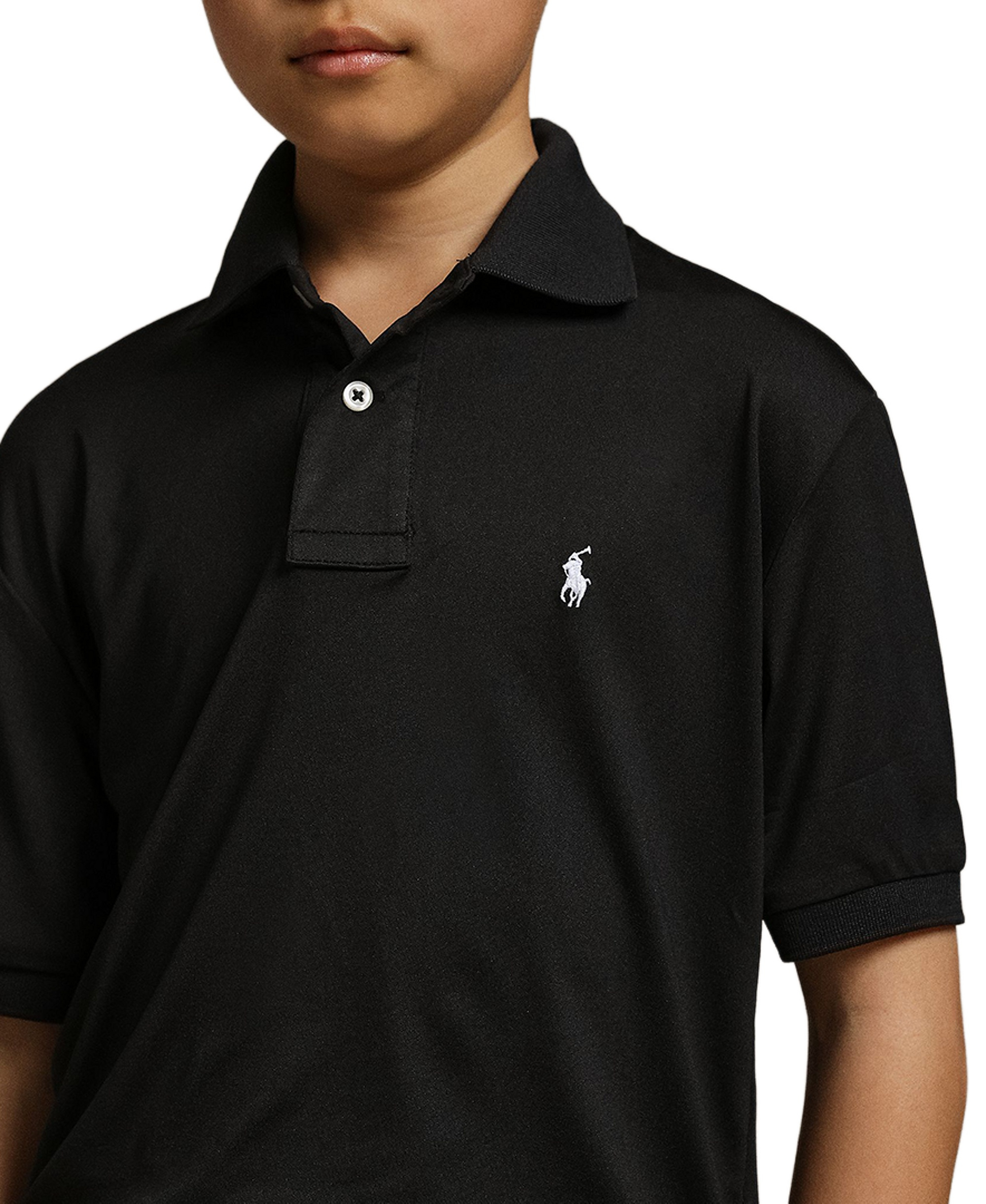 Polo Ralph Lauren Boys' 8-20 Performance Jersey Polo Shirt - Polo Black