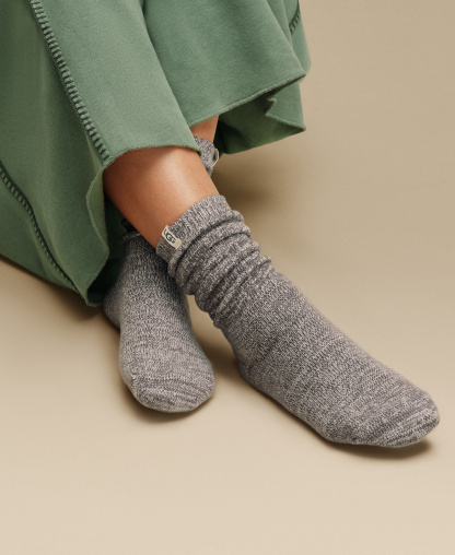 UGG Women's Rib-Knit Slouchy Crew Socks - Nightfall