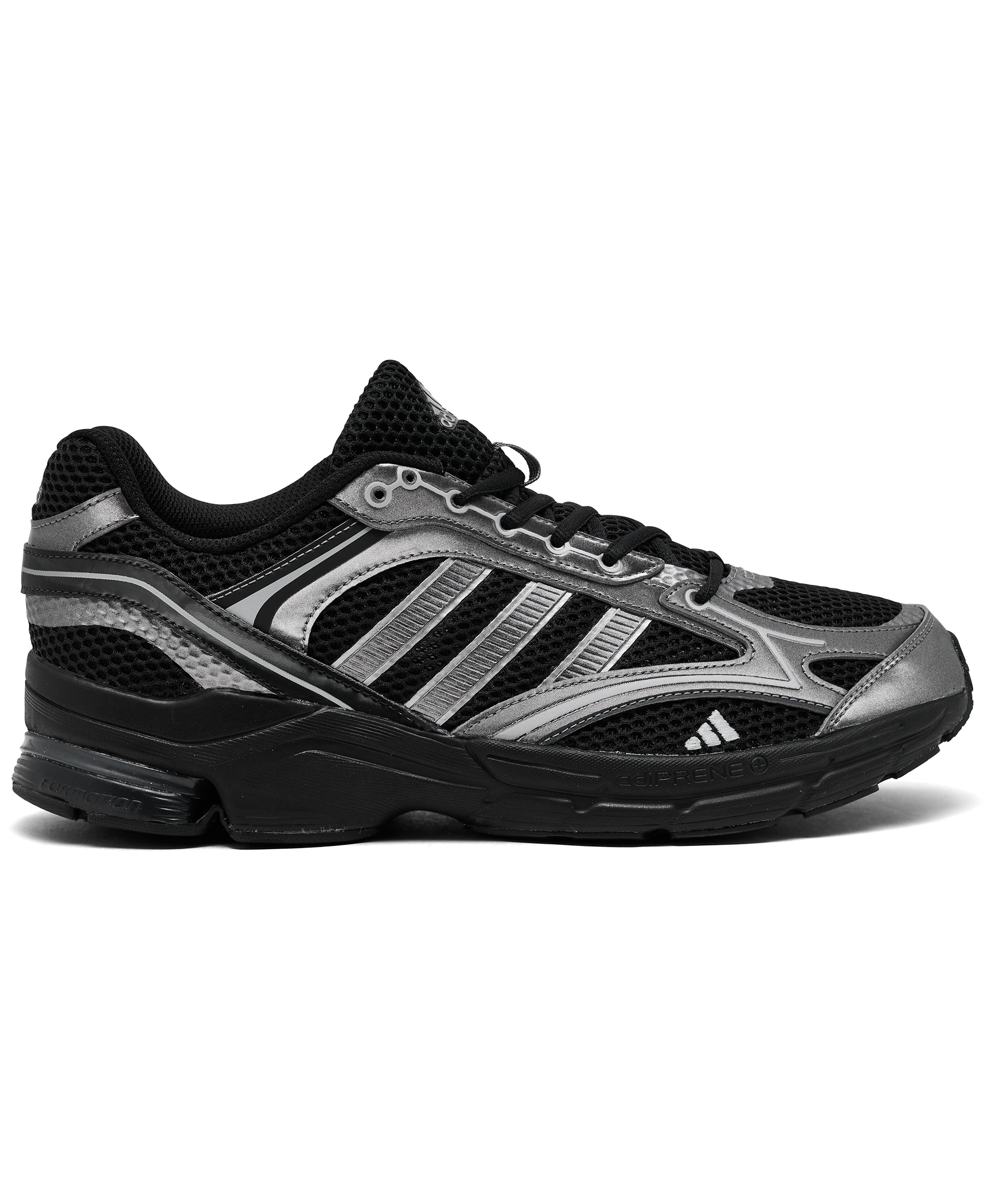 adidas Men's Spiritain 2000 Sneakers from Finish Line - Black, Iron Metallic