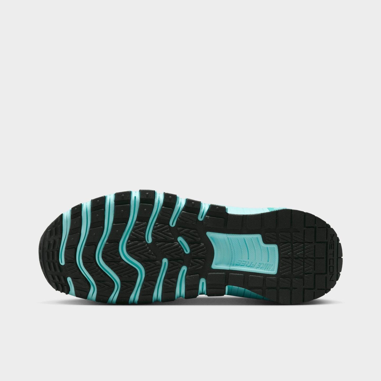 Women's Nithtke Free Metcon 6 Training Shoes - Bleached Turquoise/Washed Teal/Teal Tint/White - Bottom view