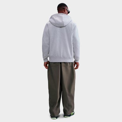 Men's Nithtke Club Fleece Embroidered Premium Full-Zip Hoodie - Part 1 - Birch Heather/White/White