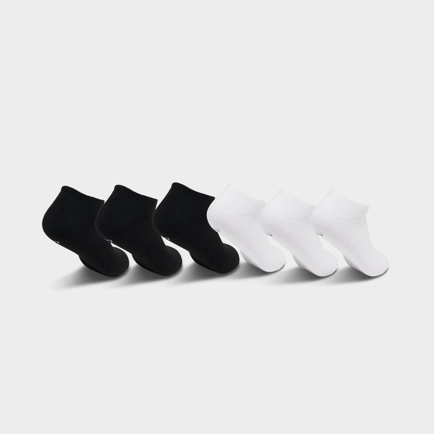 adidas Originals Trefoil No-Show Socks (3-Pack) - Black/White
