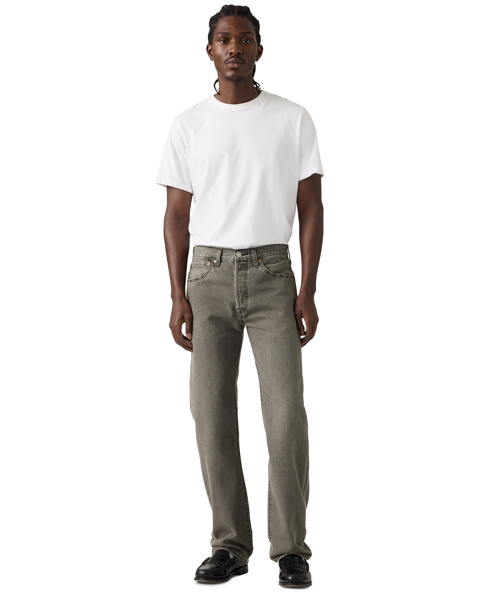 Levi's Men's 501™ Regular-Fit Button Fly Non-Stretch Jeans - Firepit