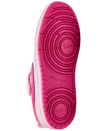 Nike Little Kids Court Borough Low Recraft Fastening Strap Casual Sneakers from Finish Line - Pink