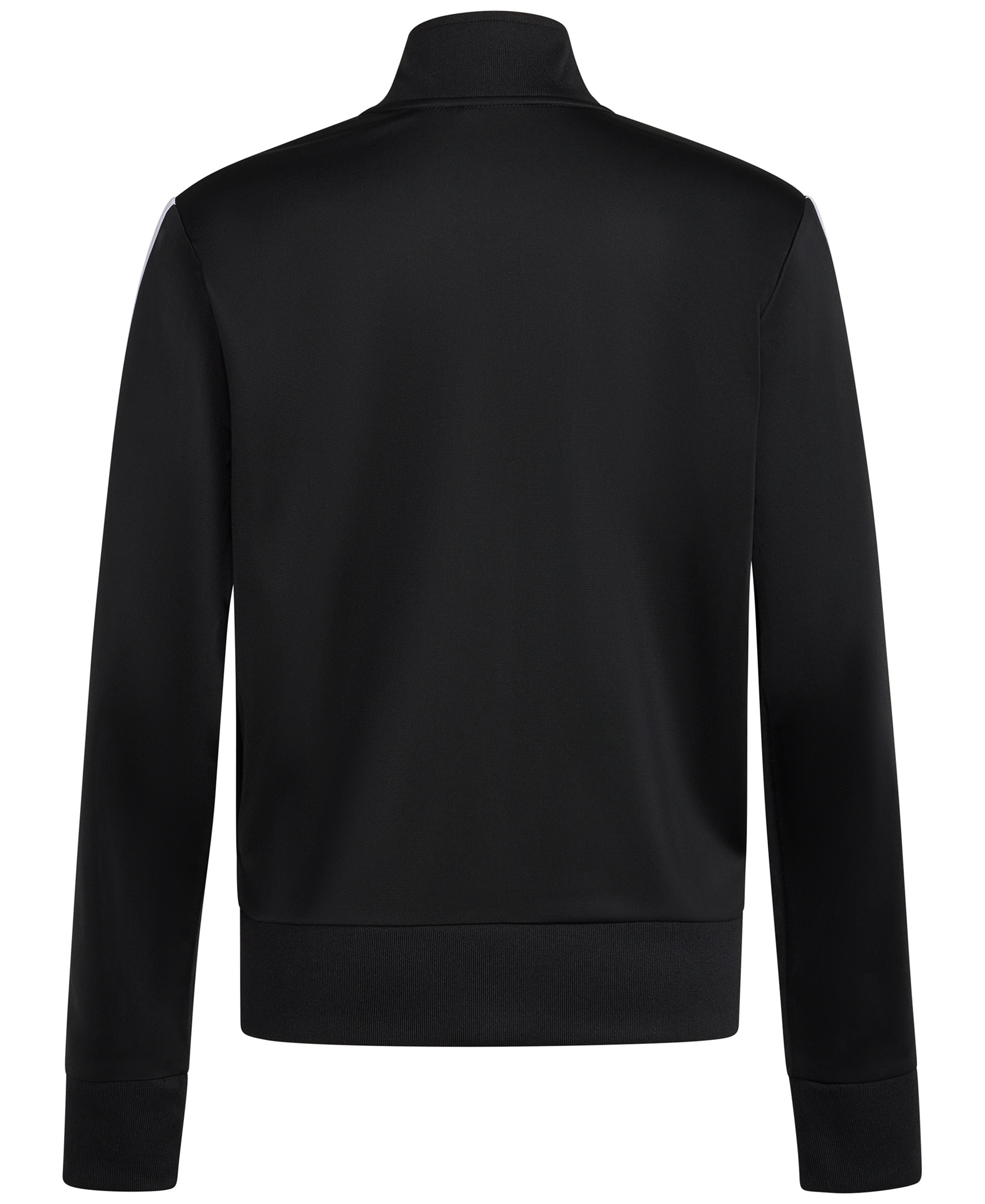adidas Big Boys Long-Sleeve Full-Zip Essential Tricot Jacket - Black