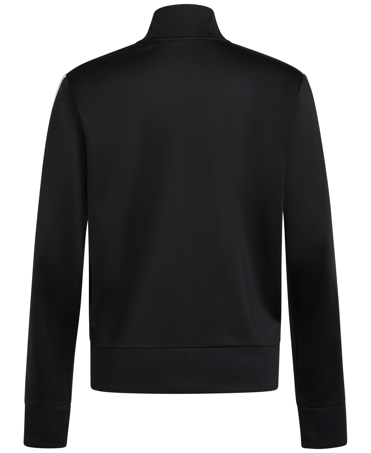 adidas Big Boys Long-Sleeve Full-Zip Essential Tricot Jacket - Black