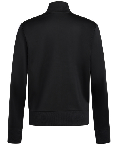 adidas Big Boys Long-Sleeve Full-Zip Essential Tricot Jacket - Black