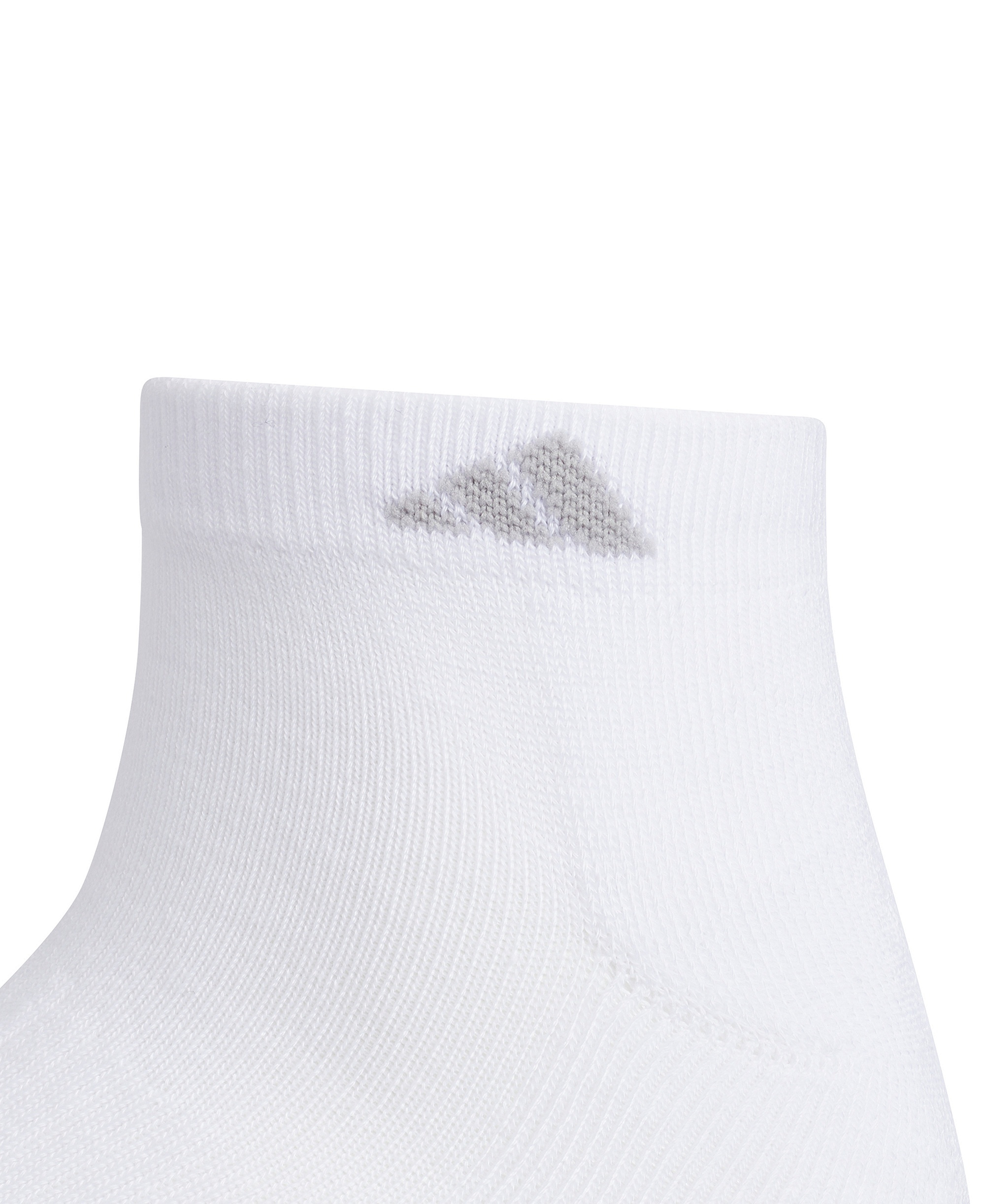 adidas Women's Classic Cushioned Low Cut Socks, 6-Pack - White/clear Onix Grey