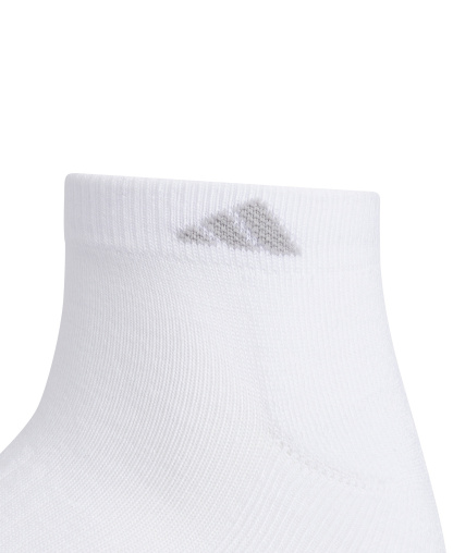 adidas Women's Classic Cushioned Low Cut Socks, 6-Pack - White/clear Onix Grey