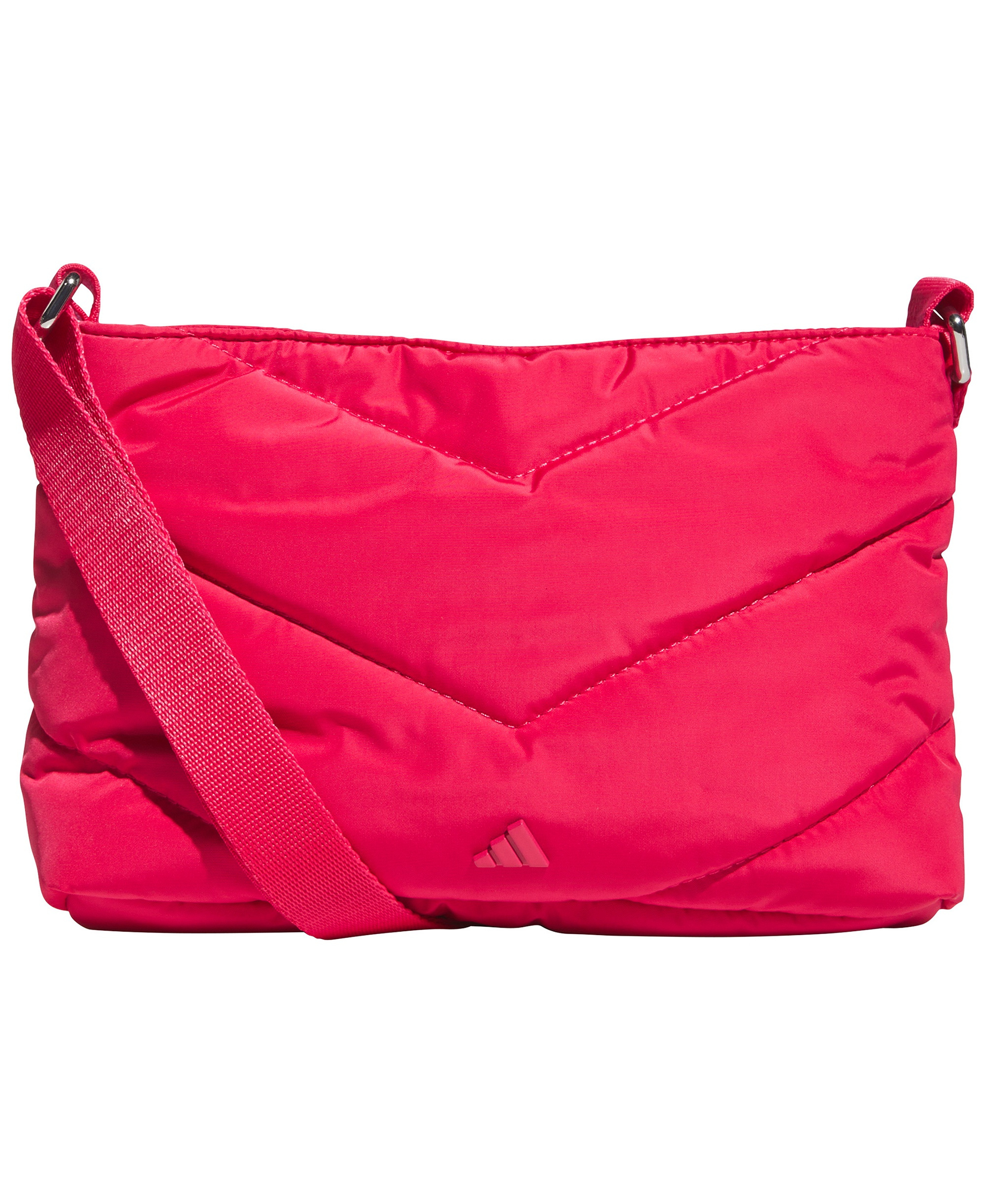 adidas Women's Quilted Crossbody Bag - Bright Pink