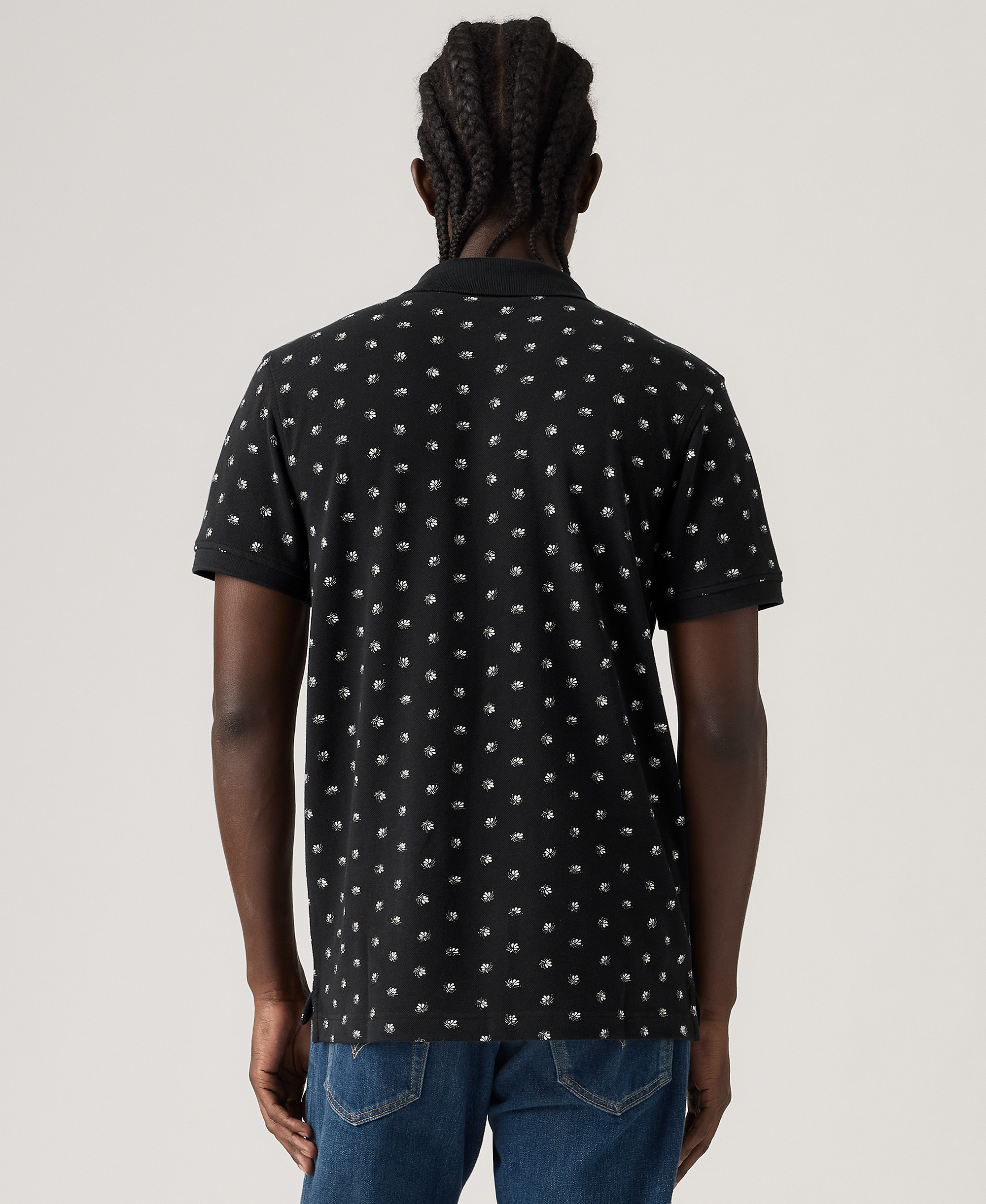 Levi's Men's Housemark Regular-Fit Polo Shirt - Black