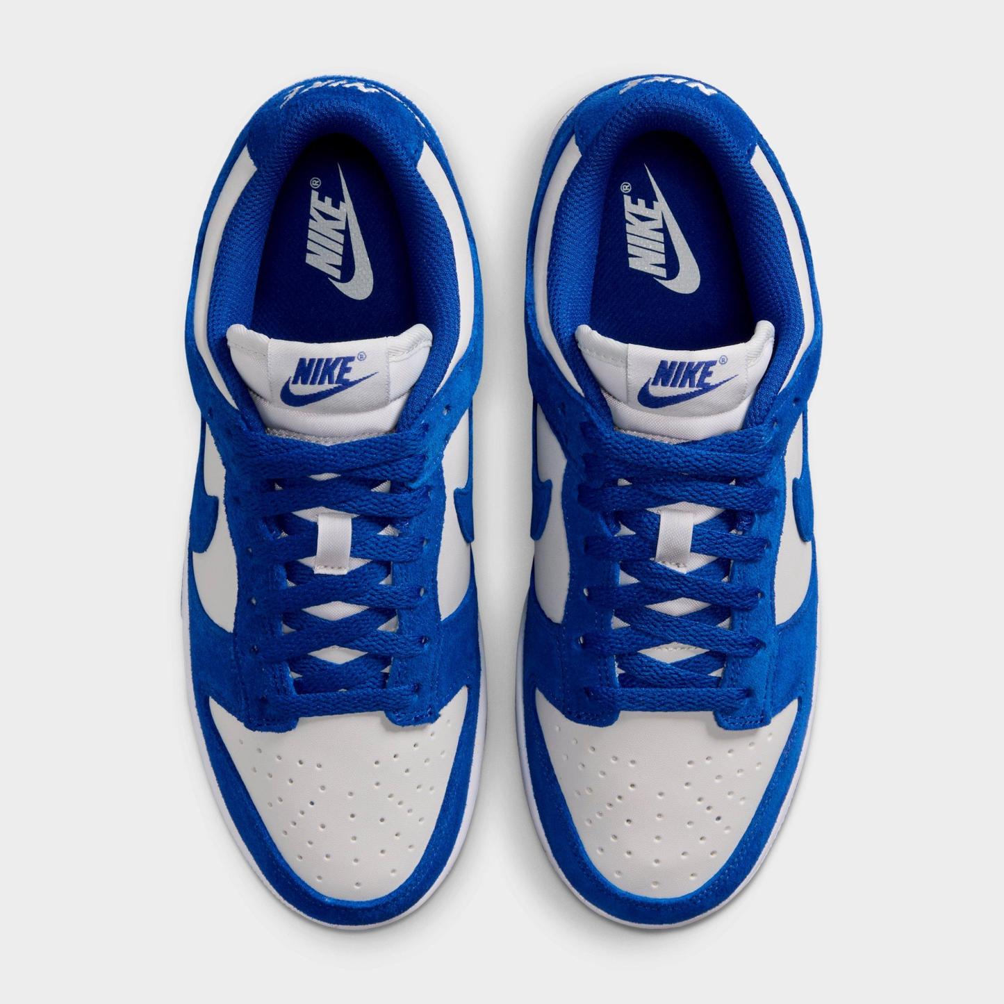 Women's Nithtke Dunk Low Mini Swoosh Casual Shoes - Old Royal/Photon Dust/White/Old Royal - Top view