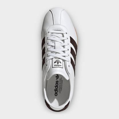 Big Kids' adidas Originals Tokyo Casual Shoes - Cloud White/Aurora Coffee/Gum - Top view