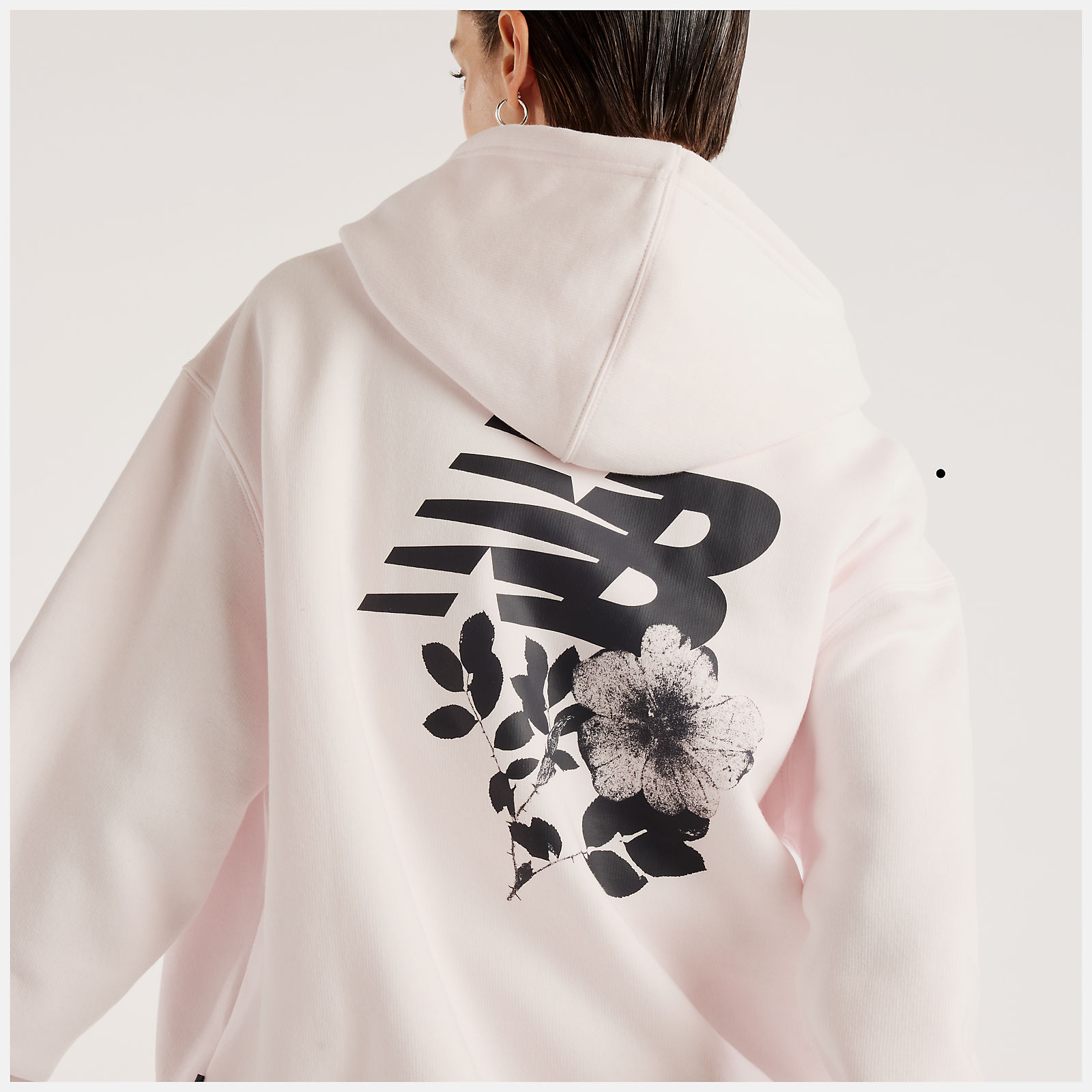 New Balance Pressed Flowers Hoodie, WT62H6F8AAA