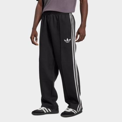Men's adidas Originals adicolor Spacer Baggy Track Pants - Black - view 1