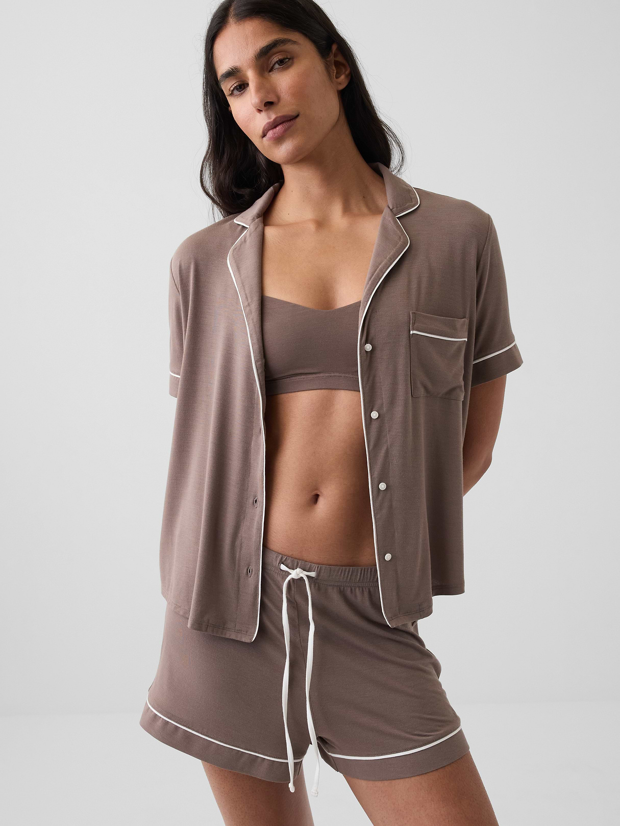 SoftMade Modal Bralette - Toasted almond brown