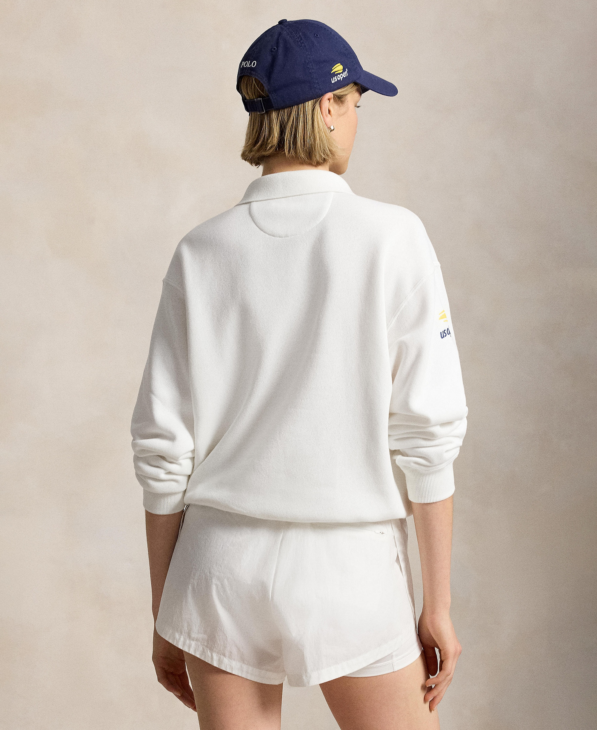 Polo Ralph Lauren Women's US Open Long-Sleeve Polo Shirt - White