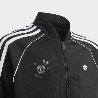 Big Kids' adidas Originals x Brawl Stars Superstar Loose Full-Zip Track Top - Black/White