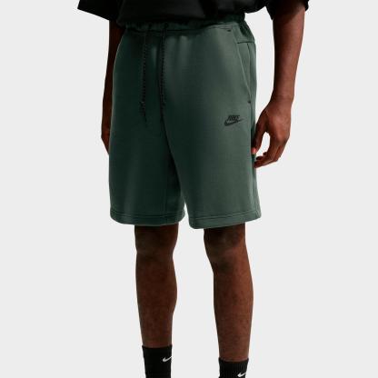 Men's Nithtke Tech Fleece Shorts - Camo Green/Black