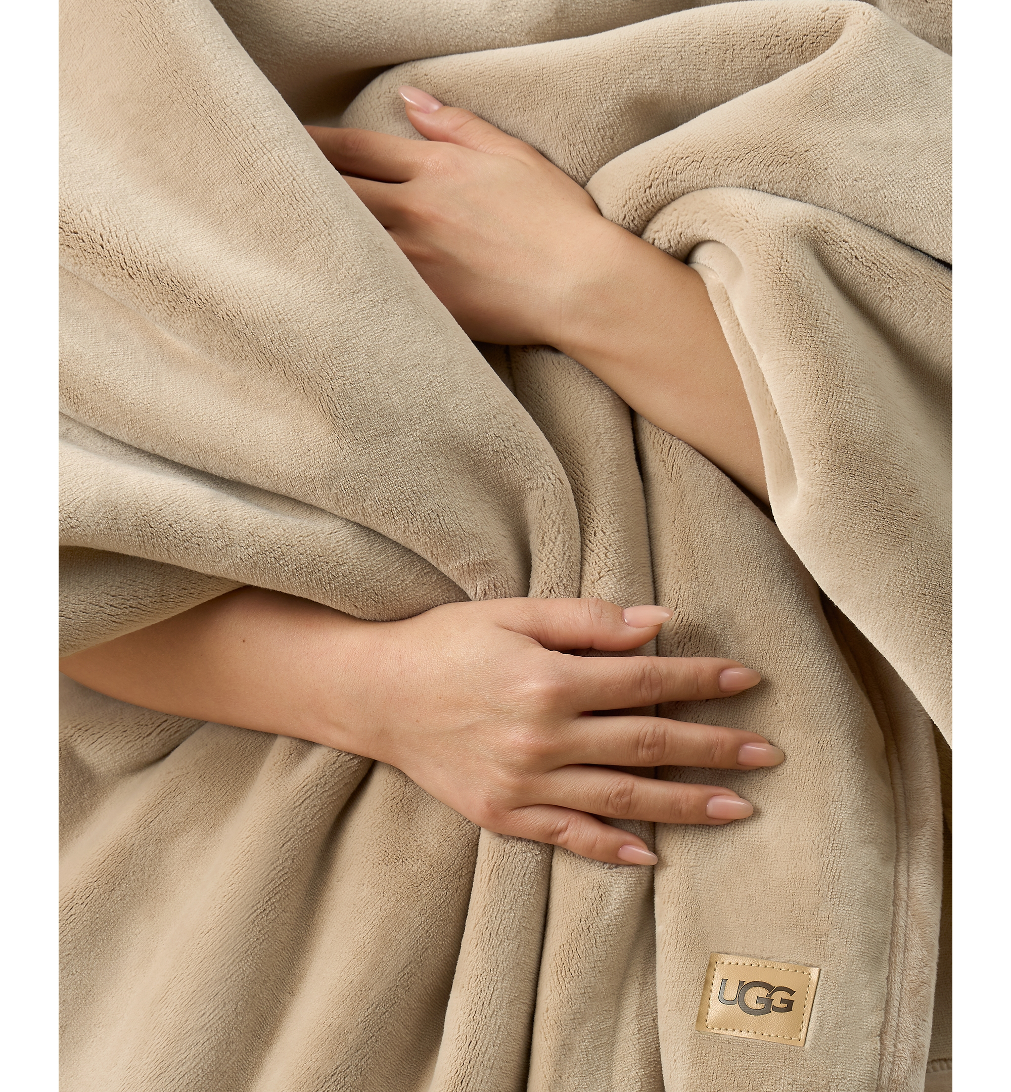 UGG® Coco Soft Throw, 50" x 70" - Mustard Seed
