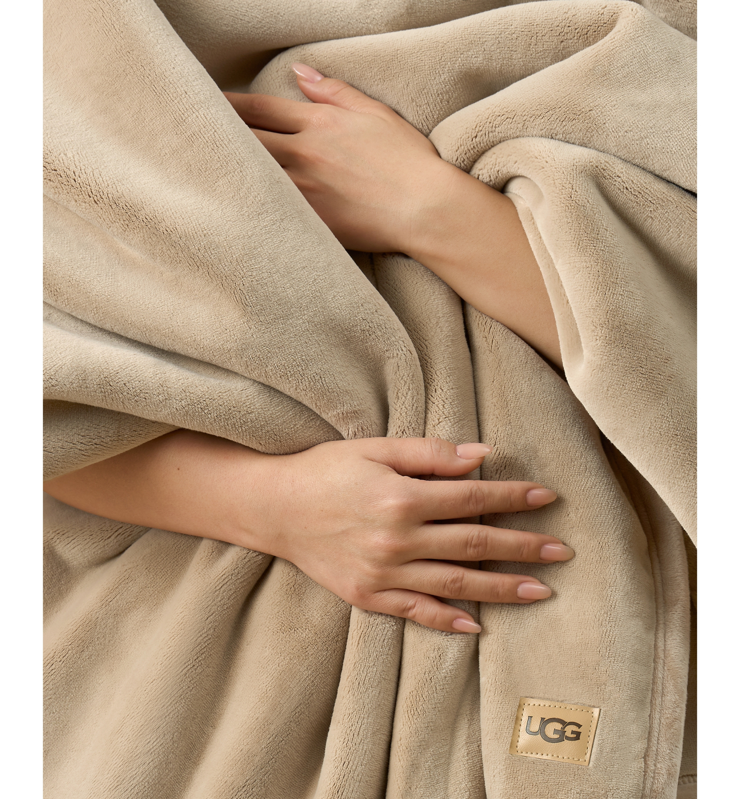 UGG® Coco Soft Throw, 50" x 70" - Mustard Seed