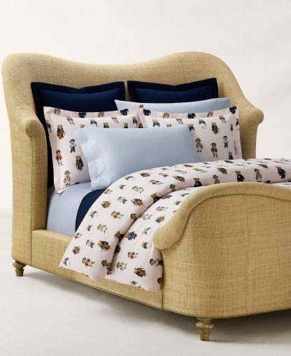 Polo Ralph Lauren Teddy Bear Stripe 2-Pc. Comforter Set, Twin - Pink