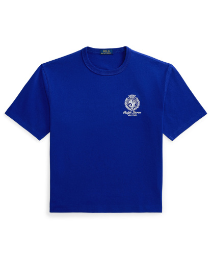 Polo Ralph Lauren Men's Jersey Graphic Relaxed-Fit T-Shirt - Classic Azure