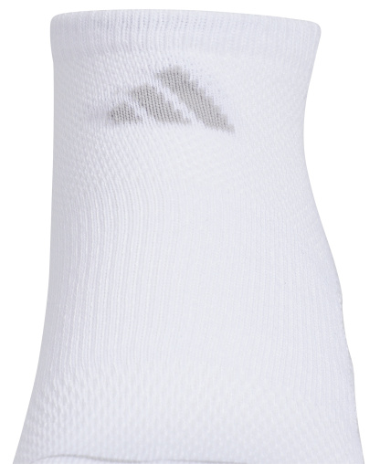 adidas Women's 3-Pk. All Day Training No Show Socks - White/clear Onix Grey/clear Grey