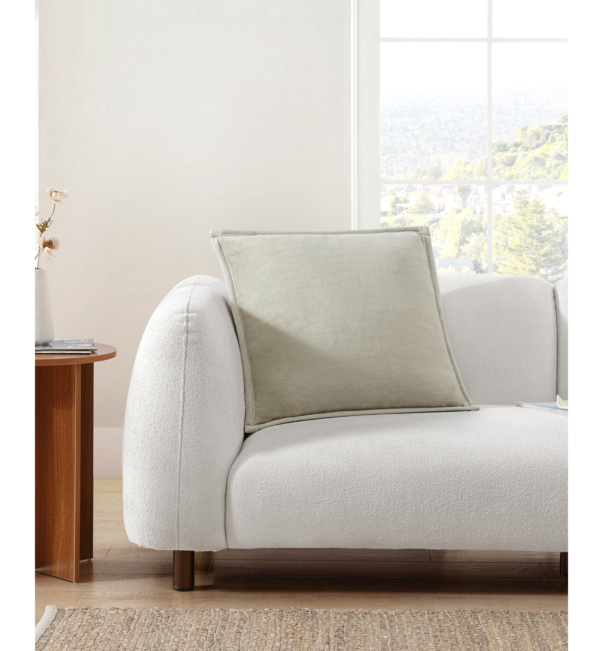 UGG® Coco 2-Pack Decorative Pillow, 20" x 20" - Shoreline
