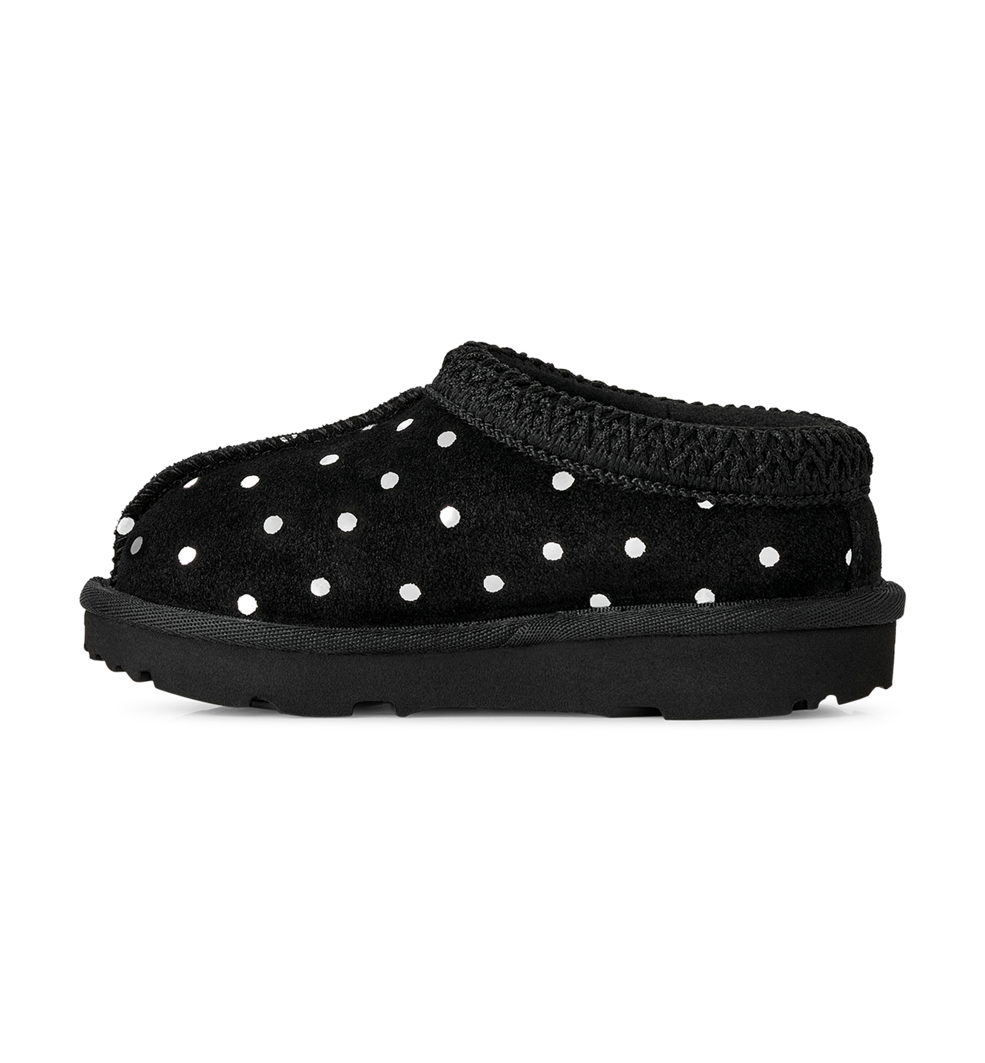 UGG® Toddler Kids Tasman II Shiny Dots Clog Slippers - Black
