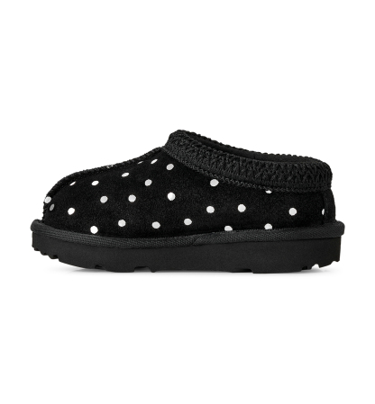 UGG® Toddler Kids Tasman II Shiny Dots Clog Slippers - Black