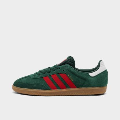 Men's adidas Originals Samba OG FIFA World Cup 2026 Portugal Casual Shoes - Team Dark Green/Better Scarlet/Gum - view 1
