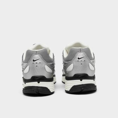 Men's Nike P-6000 Casual Shoes - Metallic Silver/Sail/Black/Metallic Silver