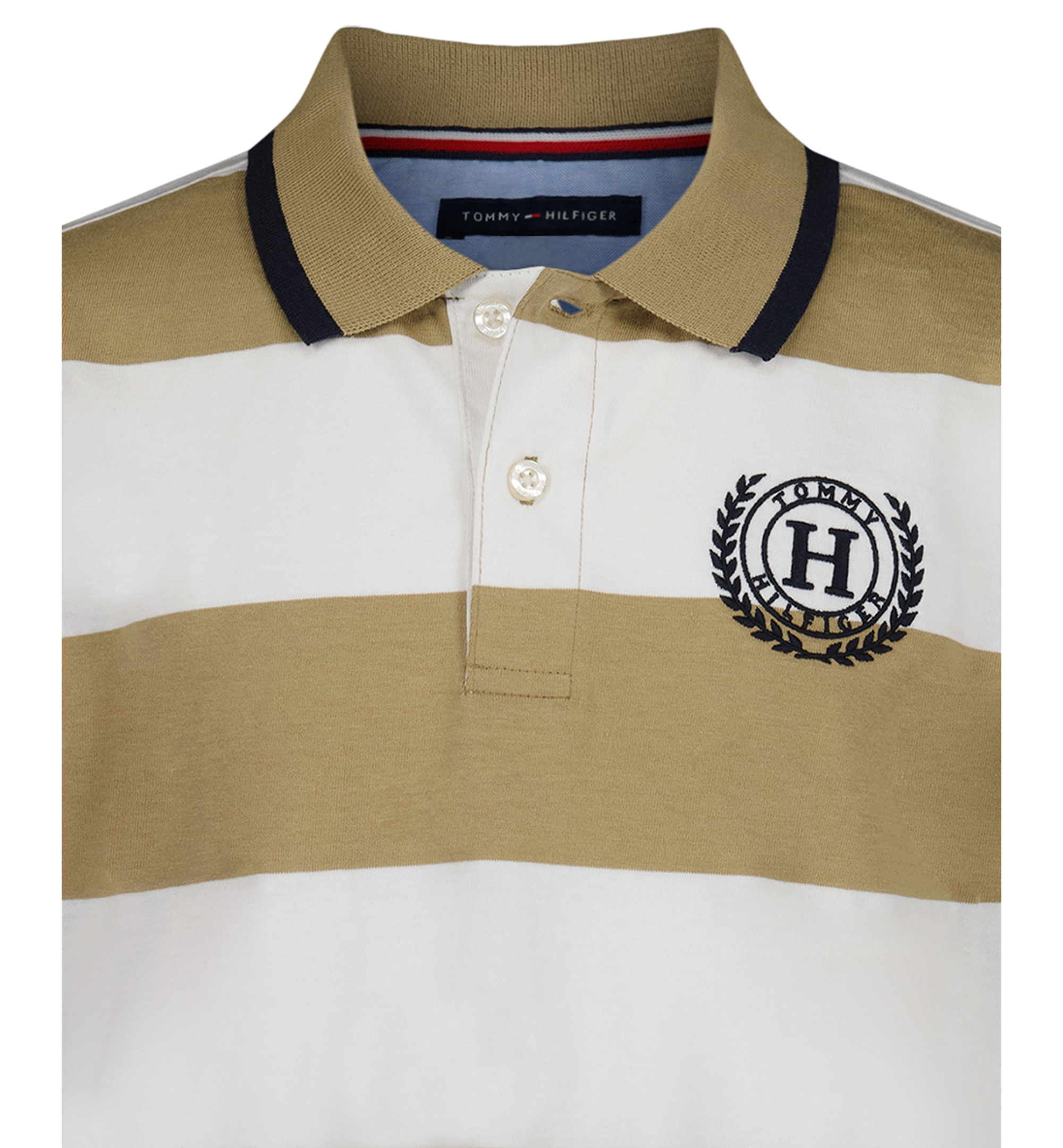 Tommy Hilfiger Boys' 8-20 Mariner Stripe Polo Shirt - Chino