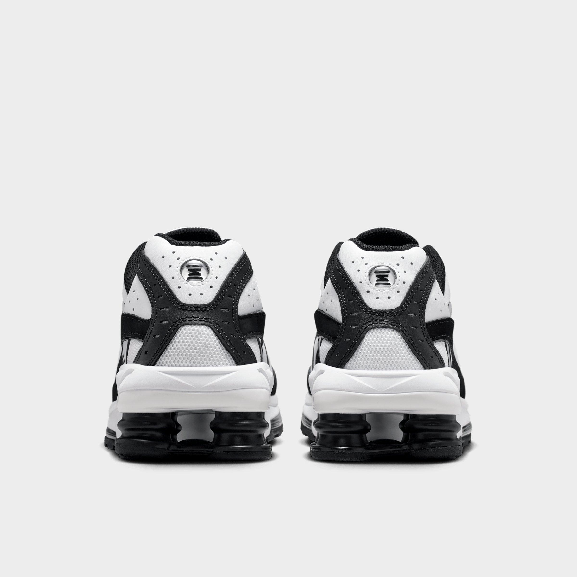 Men's Nithtke Shox Ride 2 Casual Shoes - White/White/Black/Black - Back view