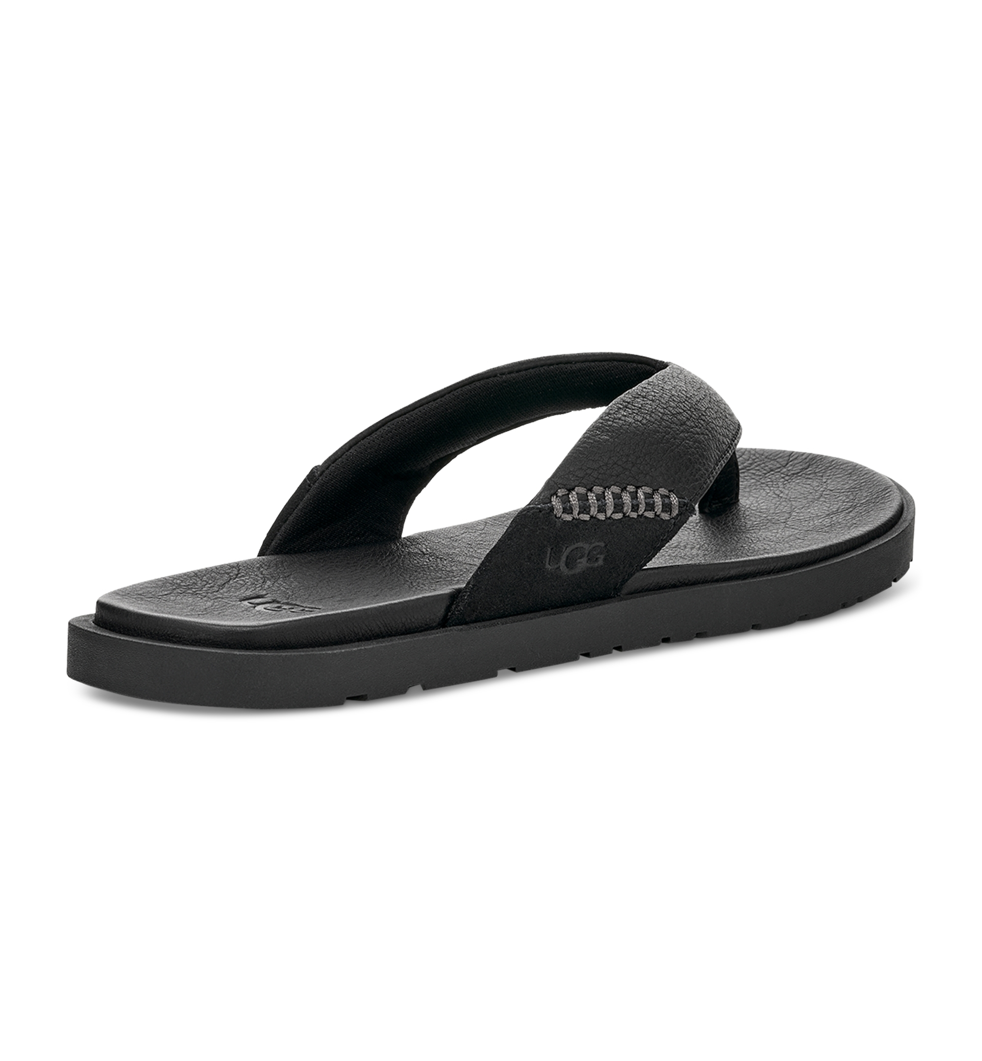 UGG® Men's Seaside II Flip Sandals - Black