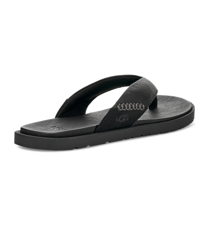 UGG® Men's Seaside II Flip Sandals - Black