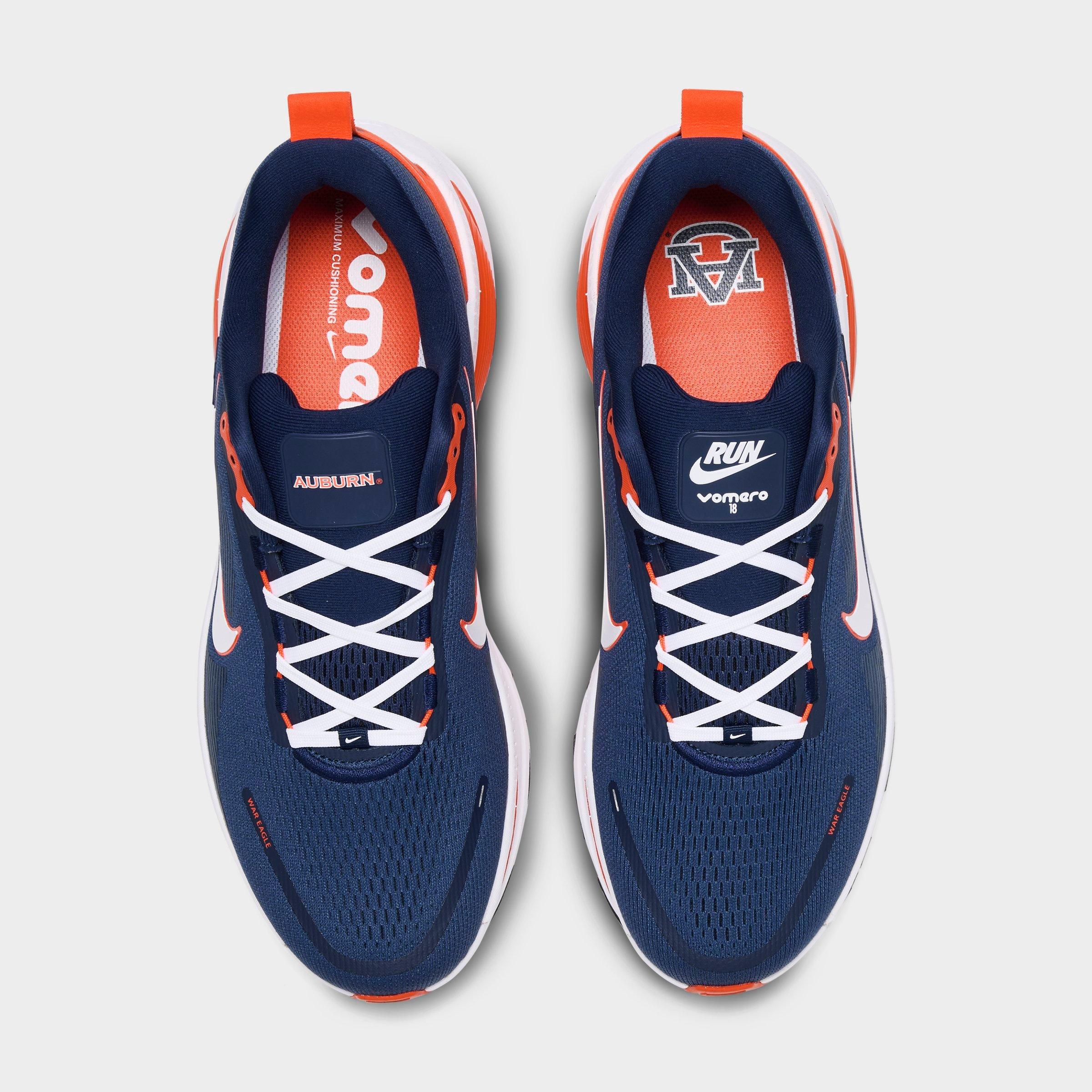 Men's Nithtke Vomero 18 Purdue Boilermakers Running Shoes - Part 2 - College Navy/White/Team Orange - Top view